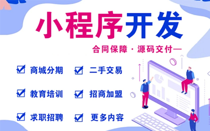 微信小程序高端网站定制开发
